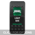 CONTURA II, LIGHT BAR, GREEN LENS, LOWER INDEPENDENT
