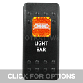 CONTURA II, LIGHT BAR, AMBER SINGLE LENS, SINGLE UPPER DEPENDENT