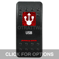 CONTURA II, USB, RED LENS, UPPER INDEPENDENT