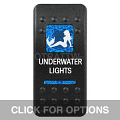 CONTURA II, UNDERWATER LIGHTS, BLUE LENS, LOWER INDEPENDENT
