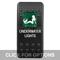 CONTURA II, UNDERWATER LIGHTS, GREEN SINGLE LENS, SINGLE UPPER DEPENDENT