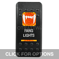 CONTURA II, FANG LIGHTS, AMBER LENS, UPPER INDEPENDENT