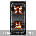 CONTURA X, FANG LIGHTS, SEALED ROCKER SWITCH, AMBER LENS