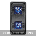 CONTURA X, SPACE LASER, SEALED ROCKER SWITCH, BLUE LENS