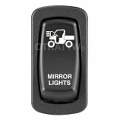 L-SERIES, MIRROR LIGHTS, LOWER LED INDEPENDENT