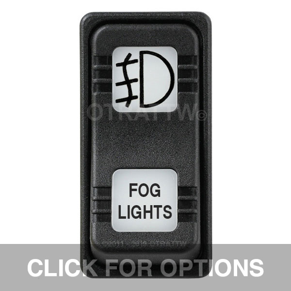 CONTURA X, FOG LIGHTS, SEALED ROCKER SWITCH, WHITE LENS CONTURA X, FOG LIGHTS, SEALED ROCKER SWITCH, WHITE LENS