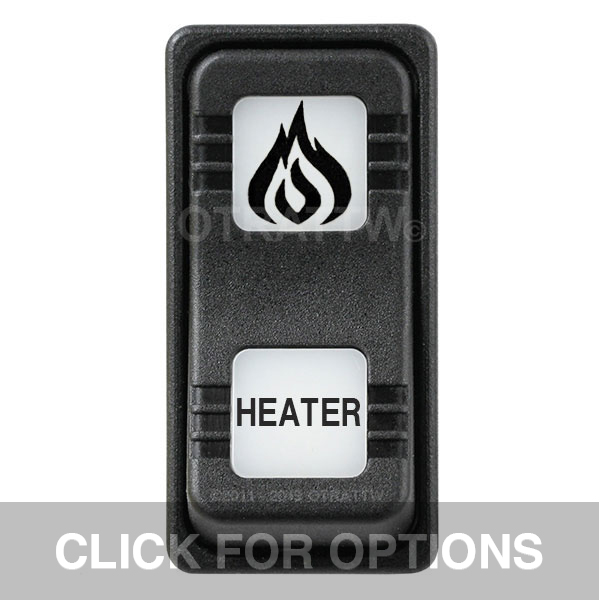 CONTURA X, HEATER, SEALED ROCKER SWITCH, WHITE LENS