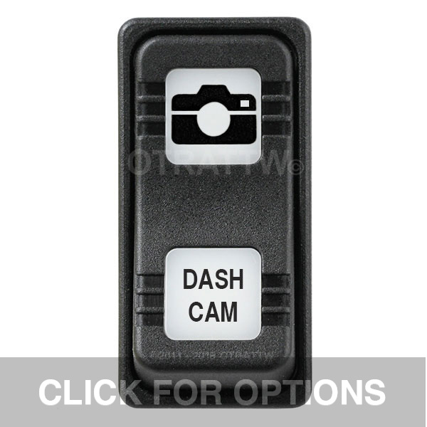 CONTURA X, DASH CAM, SEALED ROCKER SWITCH, WHITE LENS