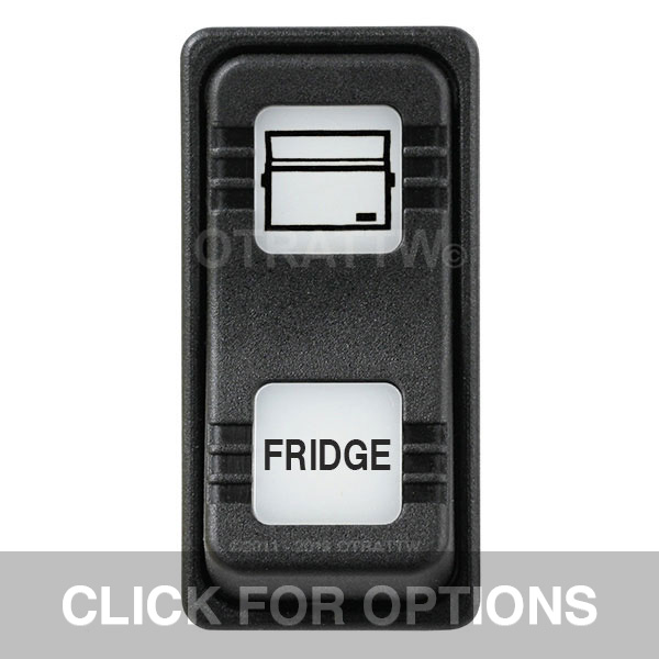 CONTURA X, FRIDGE, SEALED ROCKER SWITCH, WHITE LENS