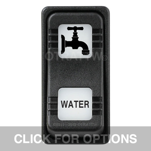 CONTURA X, WATER, SEALED ROCKER SWITCH, WHITE LENS