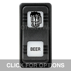 CONTURA X, BEER, SEALED ROCKER SWITCH, WHITE LENS