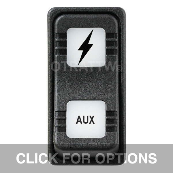 CONTURA X, AUX, SEALED ROCKER SWITCH, WHITE LENS