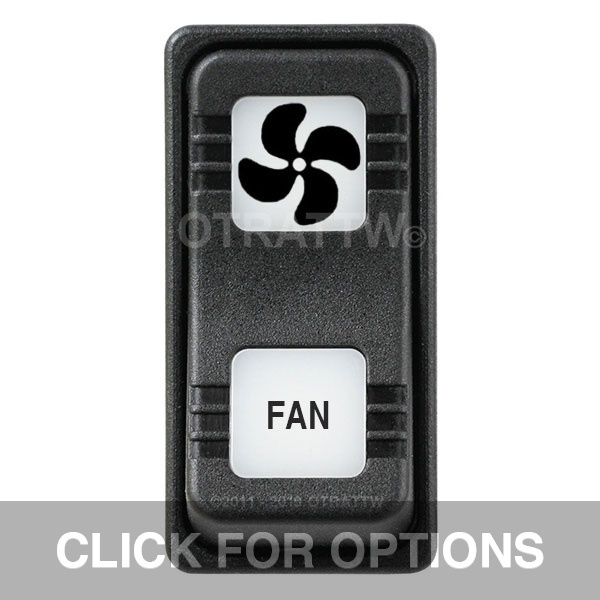 CONTURA X, FAN, SEALED ROCKER SWITCH, WHITE LENS CONTURA X, FAN, SEALED ROCKER SWITCH, WHITE LENS