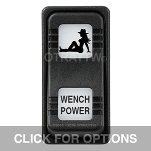 CONTURA X, WENCH POWER, SEALED ROCKER SWITCH, WHITE LENS