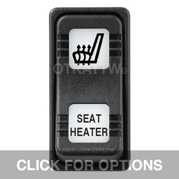 CONTURA X, SEAT HEATER, SEALED ROCKER SWITCH, WHITE LENS