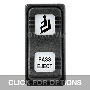CONTURA X, PASSENGER EJECT, SEALED ROCKER SWITCH, WHITE LENS