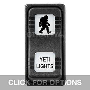 CONTURA X, YETI LIGHTS, SEALED ROCKER SWITCH, WHITE LENS