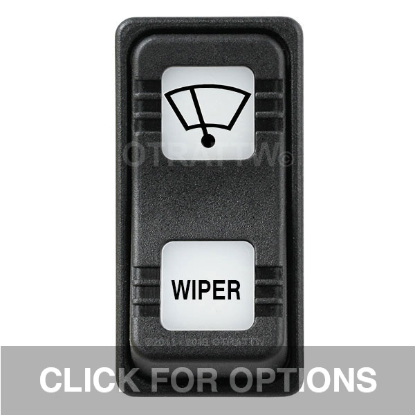 CONTURA X, WIPER, SEALED ROCKER SWITCH, WHITE LENS