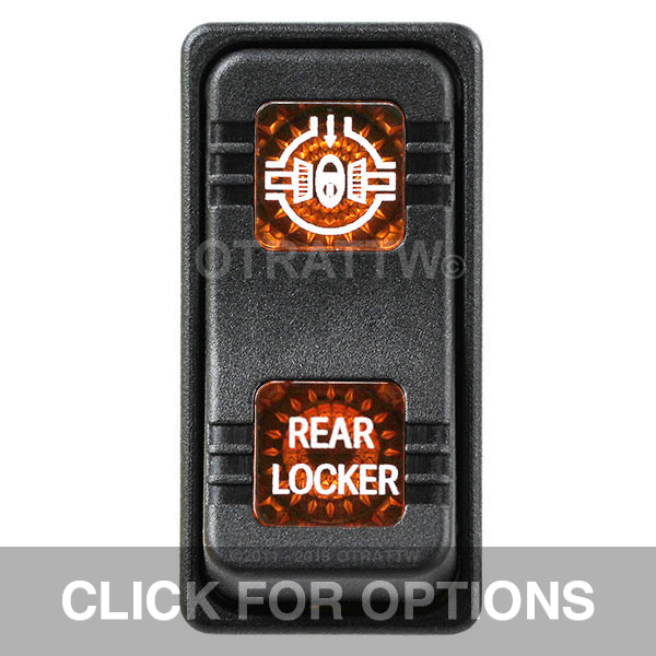 CONTURA X, REAR LOCKER, SEALED ROCKER SWITCH, AMBER LENS CONTURA X, REAR LOCKER, SEALED ROCKER SWITCH, AMBER LENS