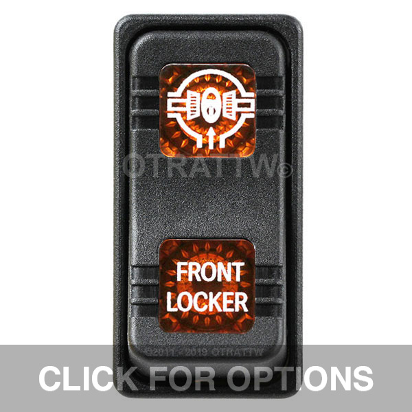 CONTURA X, FRONT LOCKER, SEALED ROCKER SWITCH, AMBER LENS CONTURA X, FRONT LOCKER, SEALED ROCKER SWITCH, AMBER LENS