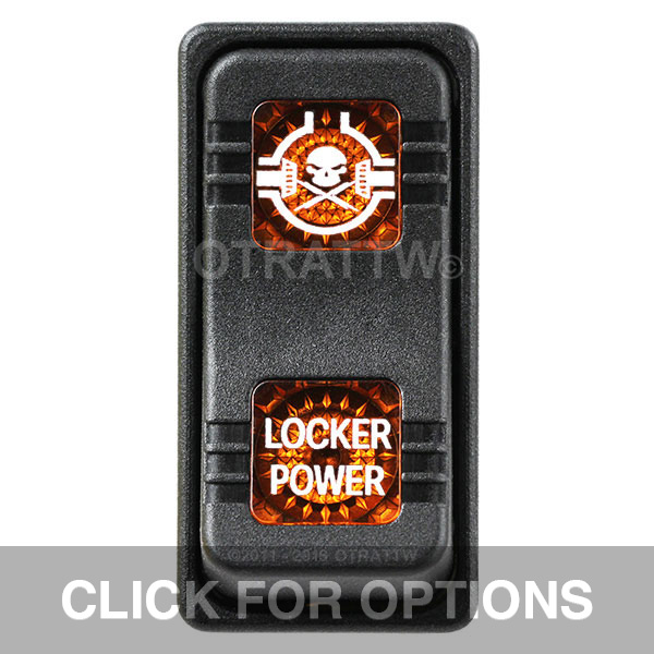 CONTURA X, LOCKER POWER, SEALED ROCKER SWITCH, AMBER LENS CONTURA X, LOCKER POWER, SEALED ROCKER SWITCH, AMBER LENS