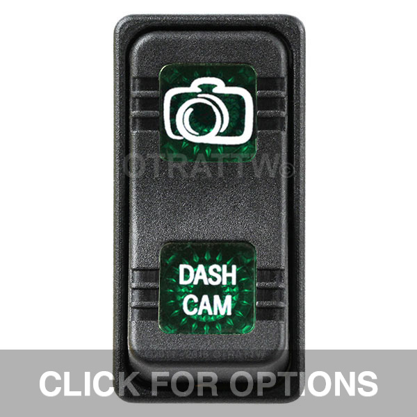 CONTURA X, DASH CAM, SEALED ROCKER SWITCH, GREEN LENS CONTURA X, DASH CAM, SEALED ROCKER SWITCH, GREEN LENS
