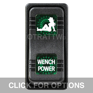 CONTURA X, WENCH POWER, SEALED ROCKER SWITCH, GREEN LENS CONTURA X, WENCH POWER, SEALED ROCKER SWITCH, GREEN LENS