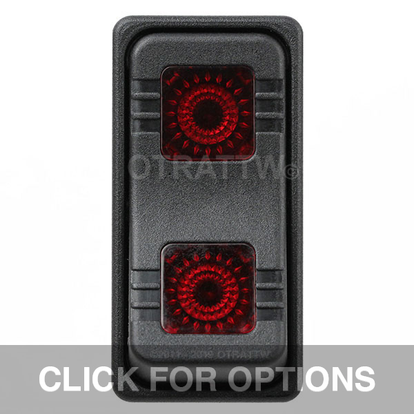 CONTURA X, SEALED ROCKER SWITCH, RED LENS  CONTURA X, SEALED ROCKER SWITCH, RED LENS