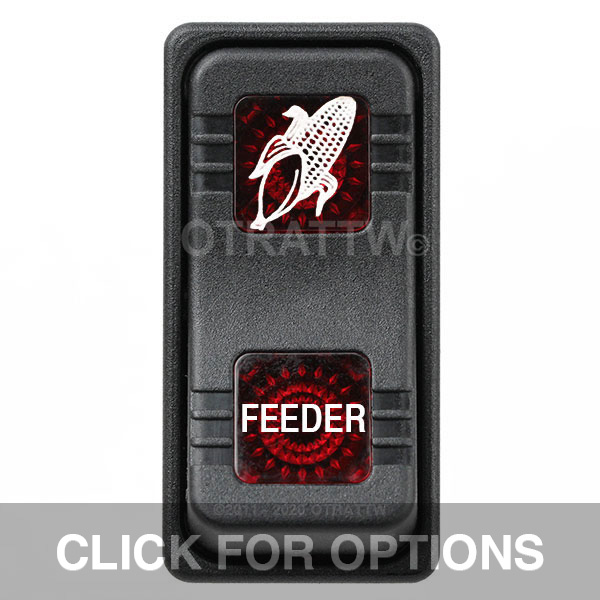 CONTURA X, FEEDER, SEALED ROCKER SWITCH, RED LENS