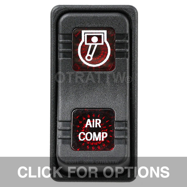 CONTURA X, AIR COMPRESSOR, SEALED ROCKER SWITCH, RED LENS