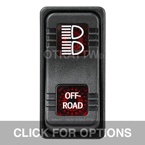 CONTURA X, OFF ROAD, SEALED ROCKER SWITCH, RED LENS
