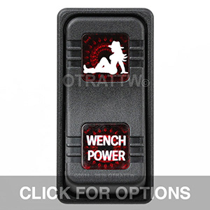 CONTURA X, WENCH POWER, SEALED ROCKER SWITCH, RED LENS CONTURA X, WENCH POWER, SEALED ROCKER SWITCH, RED LENS