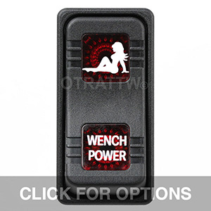 CONTURA X, WENCH POWER, SEALED ROCKER SWITCH, RED LENS CONTURA X, WENCH POWER, SEALED ROCKER SWITCH, RED LENS