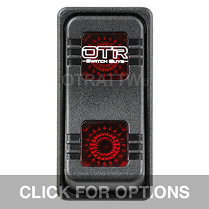 CONTURA X, OTR LOGO, SEALED ROCKER SWITCH, RED LENS