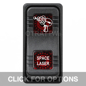 CONTURA X, SPACE LASER, SEALED ROCKER SWITCH, RED LENS