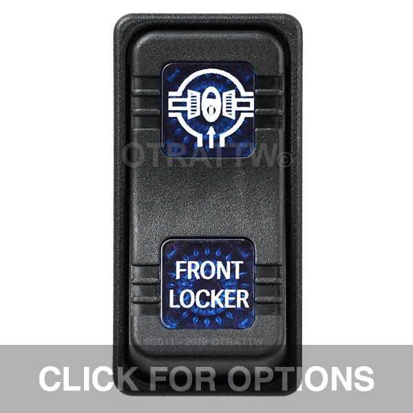 CONTURA X, FRONT LOCKER, SEALED ROCKER SWITCH, BLUE LENS