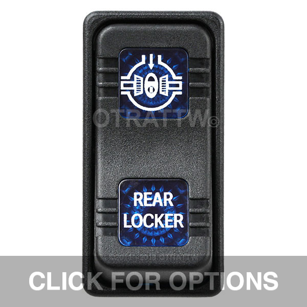 CONTURA X, REAR LOCKER, SEALED ROCKER SWITCH, BLUE LENS