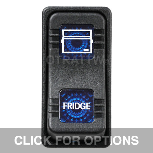 CONTURA X, FRIDGE, SEALED ROCKER SWITCH, BLUE LENS