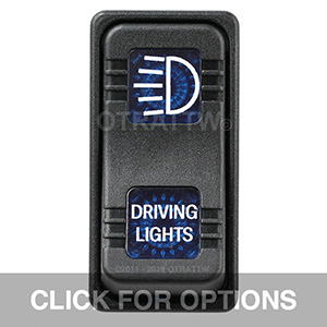 CONTURA X, DRIVING LIGHTS, SEALED ROCKER SWITCH, BLUE LENS