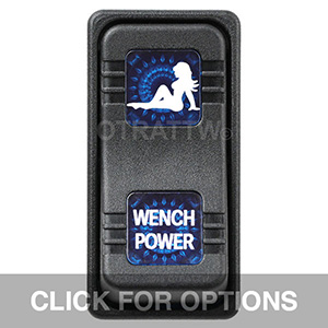 CONTURA X, WENCH POWER, SEALED ROCKER SWITCH, BLUE LENS CONTURA X, WENCH POWER, SEALED ROCKER SWITCH, BLUE LENS