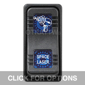 CONTURA X, SPACE LASER, SEALED ROCKER SWITCH, BLUE LENS