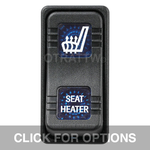 CONTURA X, SEAT HEATER, SEALED ROCKER SWITCH, BLUE LENS