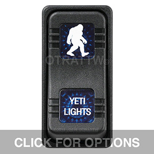 CONTURA X, YETI LIGHTS, SEALED ROCKER SWITCH, BLUE LENS