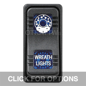 CONTURA X, WREATH LIGHTS, SEALED ROCKER SWITCH, BLUE LENS