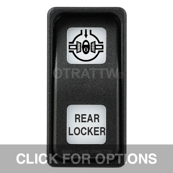 CONTURA XI, REAR LOCKER, SEALED ROCKER SWITCH, WHITE LENS CONTURA XI, REAR LOCKER, SEALED ROCKER SWITCH, WHITE LENS