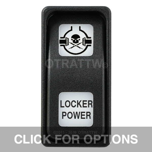 CONTURA XI, LOCKER POWER, SEALED ROCKER SWITCH, WHITE LENS