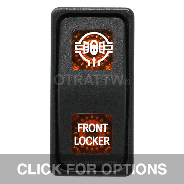 CONTURA XI, FRONT LOCKER, SEALED ROCKER SWITCH, AMBER LENS