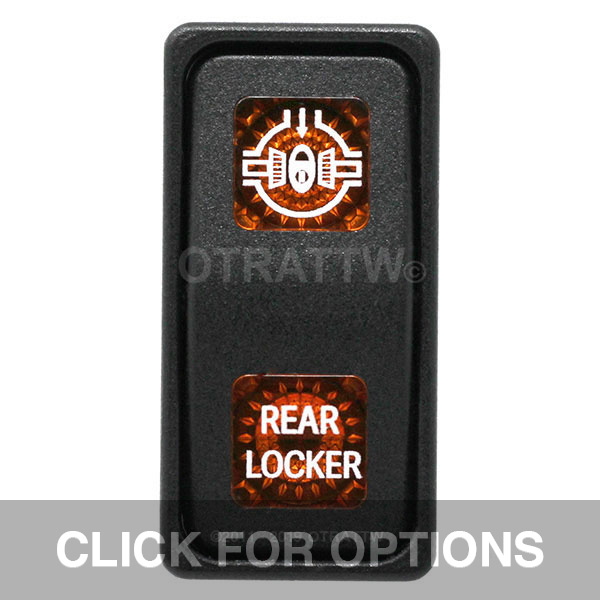 CONTURA XI, REAR LOCKER, SEALED ROCKER SWITCH, AMBER LENS