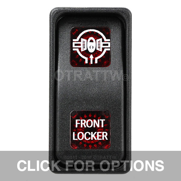 CONTURA XI, FRONT LOCKER, SEALED ROCKER SWITCH, RED LENS CONTURA XI, FRONT LOCKER, SEALED ROCKER SWITCH, RED LENS