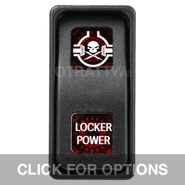 CONTURA XI, LOCKER POWER, SEALED ROCKER SWITCH, RED LENS